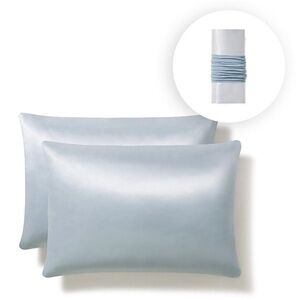 PJ Harlow Standard-Size Pillowcase Set (Morning Blue)